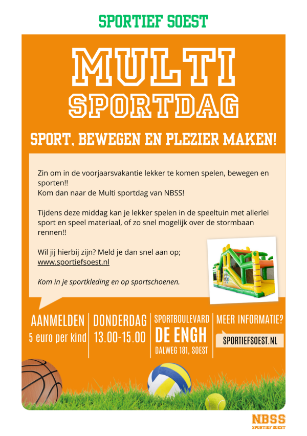 Multi-sportmiddag Soest donderdag 27 februari 2025 - Afbeelding 2